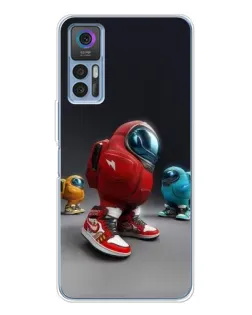 Чохол для TCL 30 Plus з картинкою «Among Us — 3D стиль»
