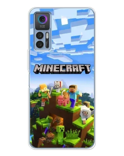 Чехол для TCL 30 Plus с картинкой «Minecraft классический мир» Чехол для TCL 30 Plus с картинкой «Minecraft классический мир»
