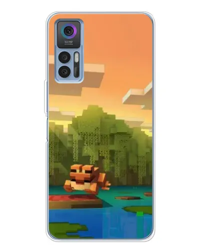 Чехол для TCL 30 Plus с картинкой «Майнкрафт закат солнца» Чехол для TCL 30 Plus с картинкой «Майнкрафт закат солнца»
