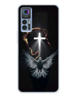 Чохол для TCL 30 Plus з картинкою «Голуб та Світло»