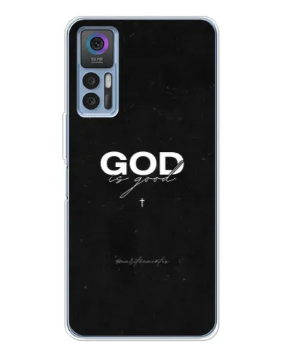 Чохол для TCL 30 Plus з картинкою «GOD — Бог над усім»