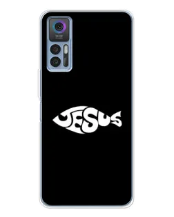 Чехол для TCL 30 Plus с картинкой «Рыба Jesus»