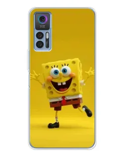 Чохол для TCL 30 Plus з картинкою «Позитивний Губка Боб»