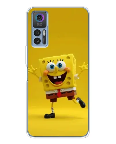 Чохол для TCL 30 Plus з картинкою «Позитивний Губка Боб»