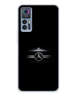 Чехол для TCL 30 Plus с картинкой «Mercedes — абстрактные линии» Чехол для TCL 30 Plus с картинкой «Mercedes — абстрактные линии»
