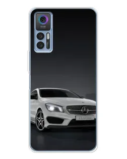 Чехол для TCL 30 Plus с картинкой «Mercedes AMG GT Silver» Чехол для TCL 30 Plus с картинкой «Mercedes AMG GT Silver»
