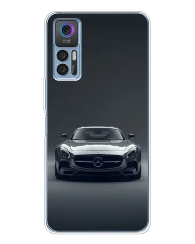 Чехол для TCL 30 Plus с картинкой «Mercedes на черном» Чехол для TCL 30 Plus с картинкой «Mercedes на черном»