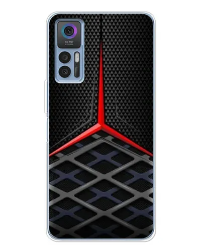Чехол для TCL 30 Plus с картинкой «Mercedes Carbon Grid» Чехол для TCL 30 Plus с картинкой «Mercedes Carbon Grid»