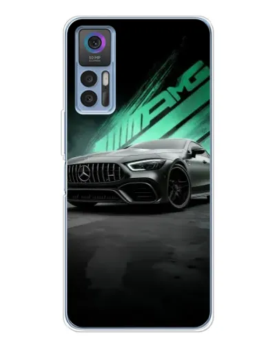 Чехол для TCL 30 Plus с картинкой «Темный Mercedes AMG» Чехол для TCL 30 Plus с картинкой «Темный Mercedes AMG»