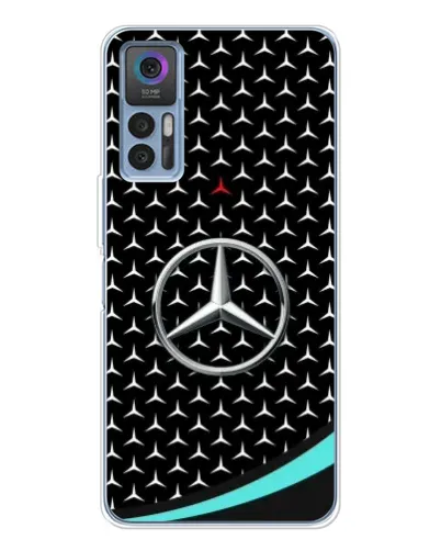Чехол для TCL 30 Plus с картинкой «Mercedes — бирюзовый акцент» Чехол для TCL 30 Plus с картинкой «Mercedes — бирюзовый акцент»