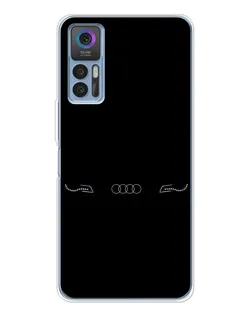 Чехол для TCL 30 Plus с картинкой «Audi — световой подпись» Чехол для TCL 30 Plus с картинкой «Audi — световой подпись»