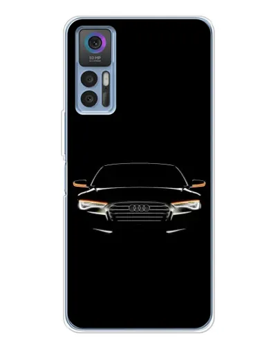 Чехол для TCL 30 Plus с картинкой «Audi — ночной контур»