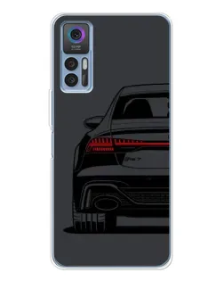 Чехол для TCL 30 Plus с картинкой «Задняя часть Audi — арт»