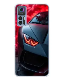 Чехол для TCL 30 Plus с картинкой «Lamborghini красное сияние» Чехол для TCL 30 Plus с картинкой «Lamborghini красное сияние»