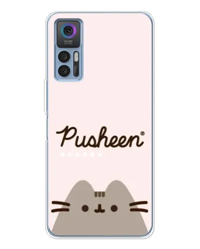 Чохол для TCL 30 Plus з картинкою «Pusheen логотип» Чохол для TCL 30 Plus з картинкою «Pusheen логотип»