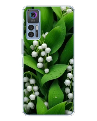 Чохол для TCL 30 Plus з картинкою «Конвалії в зелені»