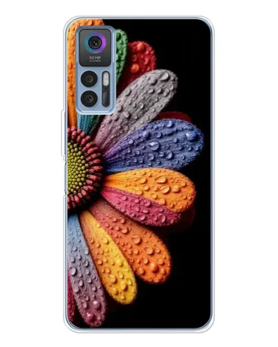 Чохол для TCL 30 Plus з картинкою «Райдужна квітка»