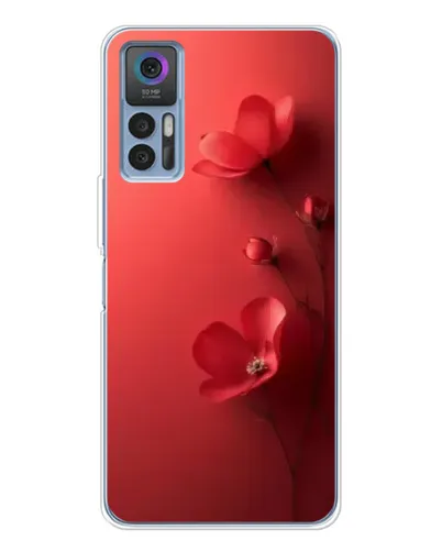 Чохол для TCL 30 Plus з картинкою «Макові суцвіття»