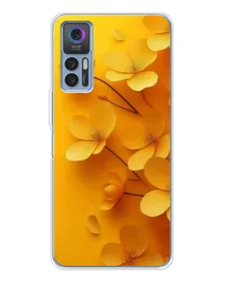 Чохол для TCL 30 Plus з картинкою «Золоті пелюстки»