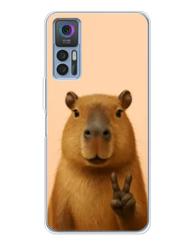 Чехол для TCL 30 Plus с картинкой «Капибара виктория» Чехол для TCL 30 Plus с картинкой «Капибара виктория»