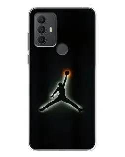 Чехол для TCL 30 SE с картинкой «Jordan Gradient Logo»