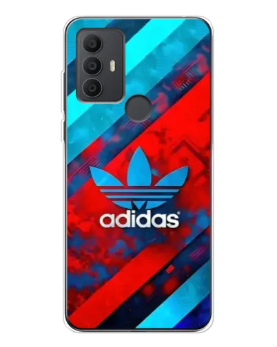 Чехол для TCL 30 SE с картинкой «Абстракция Adidas»