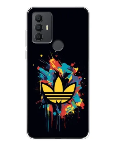 Чехол для TCL 30 SE с картинкой «Adidas Splash»