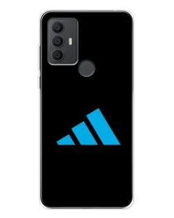 Чехол для TCL 30 SE с картинкой «Adidas Cyan Logo»