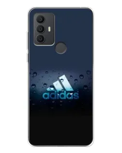 Чехол для TCL 30 SE с картинкой «Adidas Water Drops»