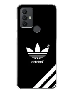 Чехол для TCL 30 SE с картинкой «Adidas с диагональными полосами»