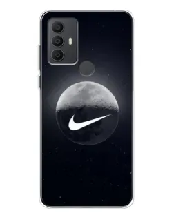 Чехол для TCL 30 SE с картинкой «Nike в стиле граффити»