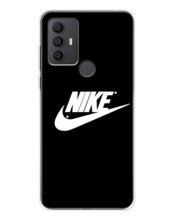 Чехол для TCL 30 SE с картинкой «Мазки краски Nike»