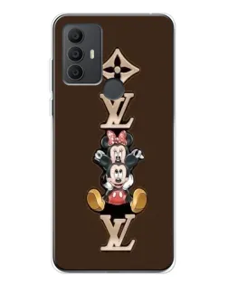 Чехол для TCL 30 SE с картинкой «LV и Микки Маус»