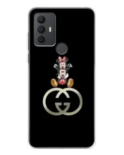 Чехол для TCL 30 SE с картинкой «Минни Маус на лого»