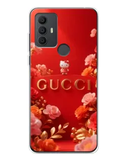 Чехол для TCL 30 SE с картинкой «Gucci — золотой сад»