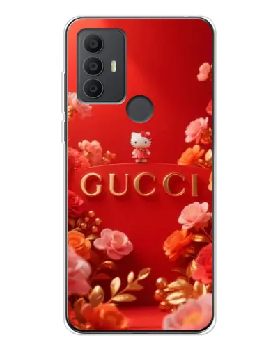 Чехол для TCL 30 SE с картинкой «Gucci — золотой сад»