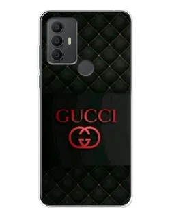 Чехол для TCL 30 SE с картинкой «Gucci — стеганый черный»