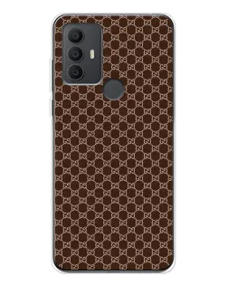 Чехол для TCL 30 SE с картинкой «Gucci — шоколадная сетка» Чехол для TCL 30 SE с картинкой «Gucci — шоколадная сетка»