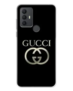 Чехол для TCL 30 SE с картинкой «Gucci — золото на черном» Чехол для TCL 30 SE с картинкой «Gucci — золото на черном»