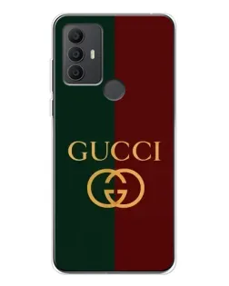 Чехол для TCL 30 SE с картинкой «Gucci — темно-зеленый градиент» Чехол для TCL 30 SE с картинкой «Gucci — темно-зеленый градиент»