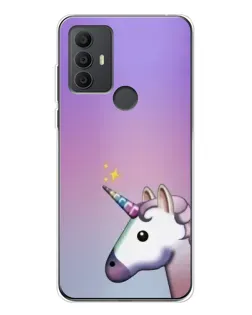 Чехол для TCL 30 SE с картинкой «Единорог градиент»