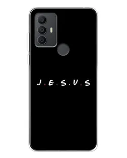 Чехол для TCL 30 SE с картинкой «Точки веры J.E.S.U.S.»