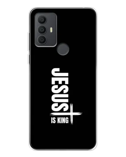 Чехол для TCL 30 SE с картинкой «Вертикаль веры Jesus»