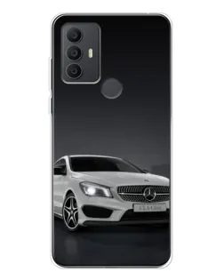 Чехол для TCL 30 SE с картинкой «Mercedes AMG GT Silver»