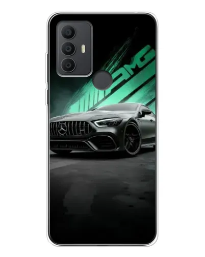 Чехол для TCL 30 SE с картинкой «Темный Mercedes AMG» Чехол для TCL 30 SE с картинкой «Темный Mercedes AMG»