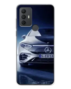 Чехол для TCL 30 SE с картинкой «Mercedes EQ — будущее»