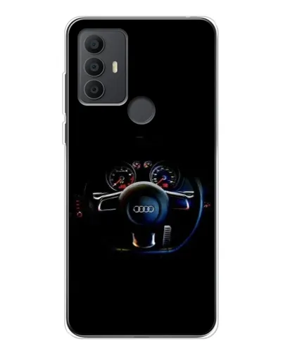 Чехол для TCL 30 SE с картинкой «Салон Audi — руль» Чехол для TCL 30 SE с картинкой «Салон Audi — руль»