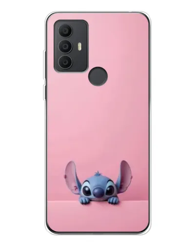 Чехол для TCL 30 SE с картинкой «Stitch выглядывает»