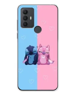 Чехол для TCL 30 SE с картинкой «Stitch и Angel Love» Чехол для TCL 30 SE с картинкой «Stitch и Angel Love»