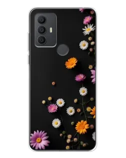 Чехол для TCL 30 SE с картинкой «Цветочная композиция»